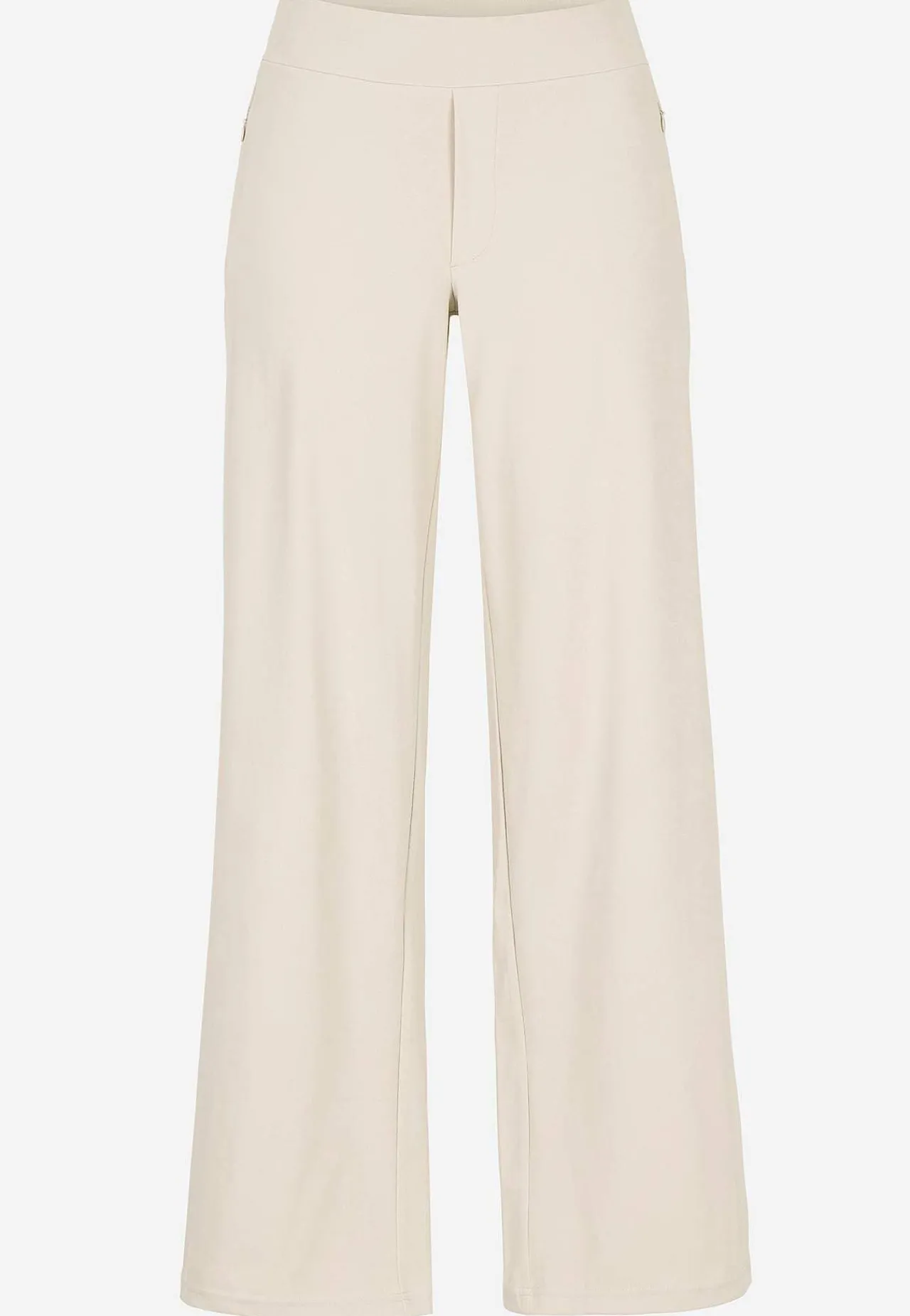 Lige Bukser|Loungebukser-Cellbes of Sweden Alsidige, brede jerseybukser Daria Lys beige