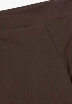 Loungebukser|Trikobukser- Alsidige jerseybukser med en bootcut Daria Mørkebrun