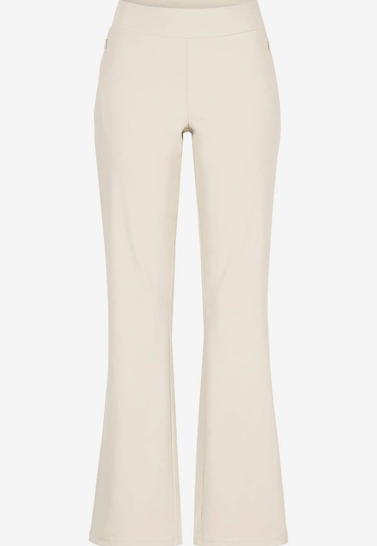 Loungebukser|Trikobukser-Cellbes of Sweden Alsidige jerseybukser med en bootcut Daria Lys beige