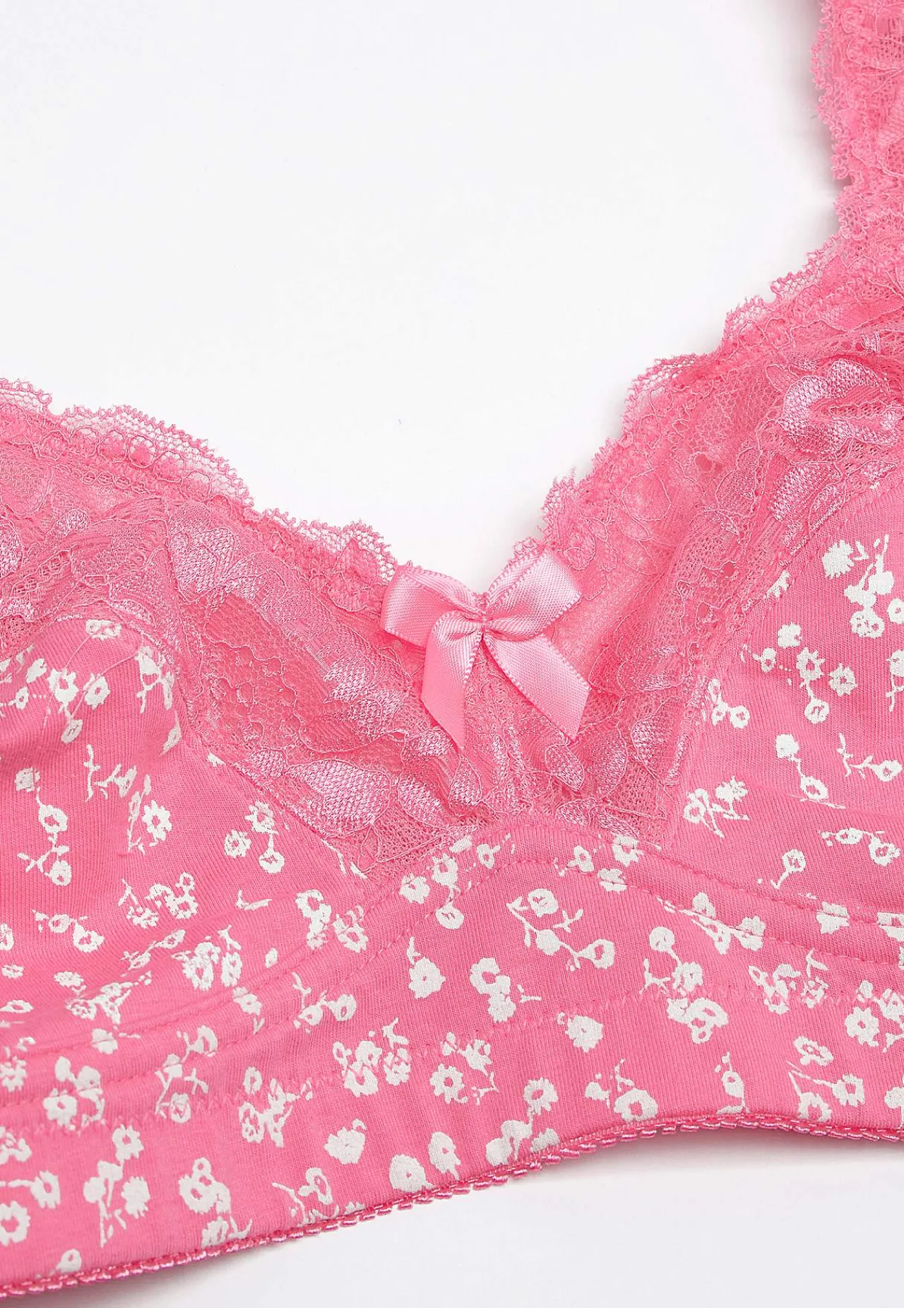 Undertøj|Bh-Cellbes of Sweden Bh uden bøjle Mørk rosa / Blomstret