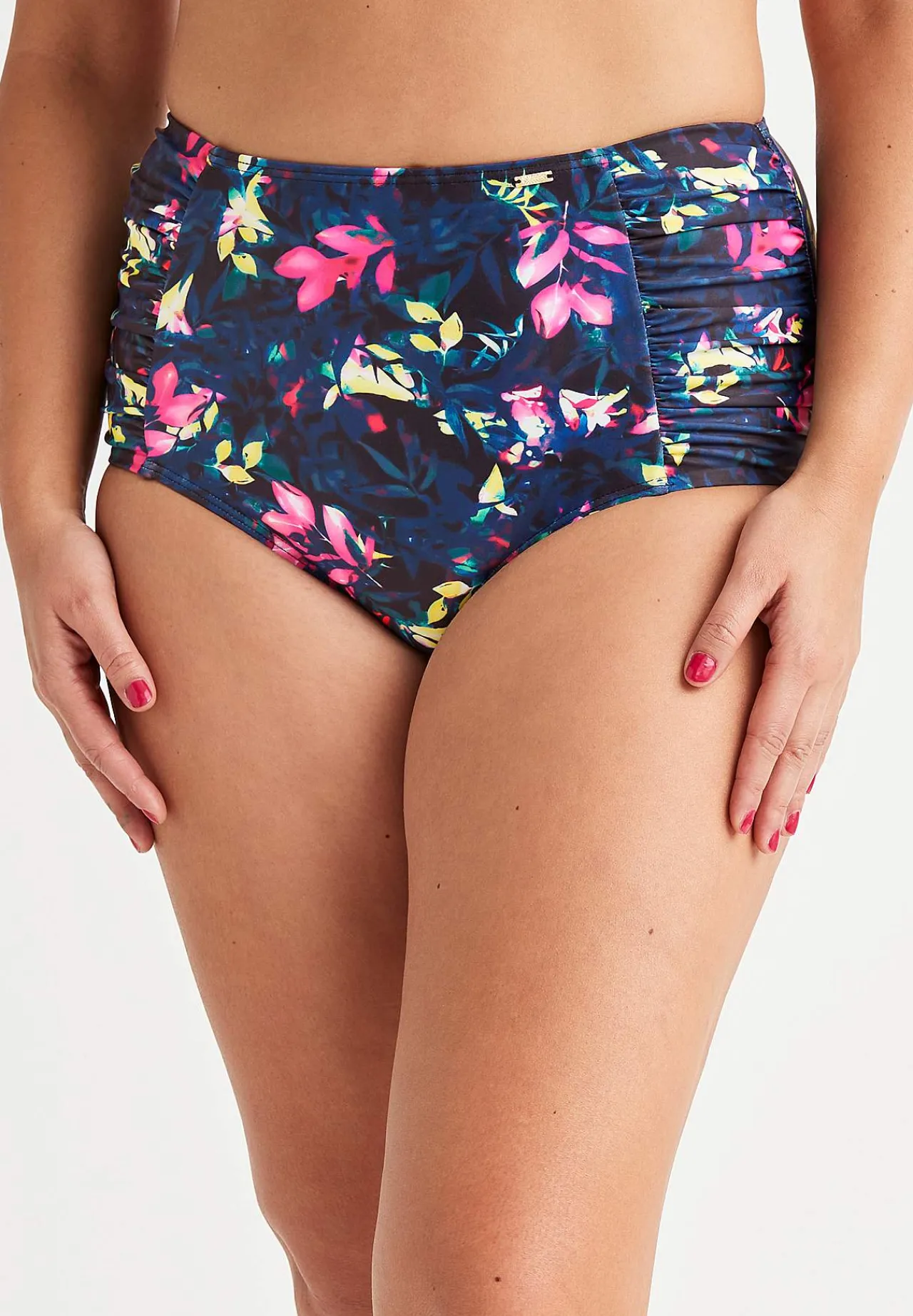 Bikinier-Cellbes of Sweden Bikiniunderdel med høj talje Sort / Mønstret