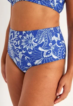 Bikinier-Cellbes of Sweden Bikiniunderdel med høj talje Blå / Mønstret