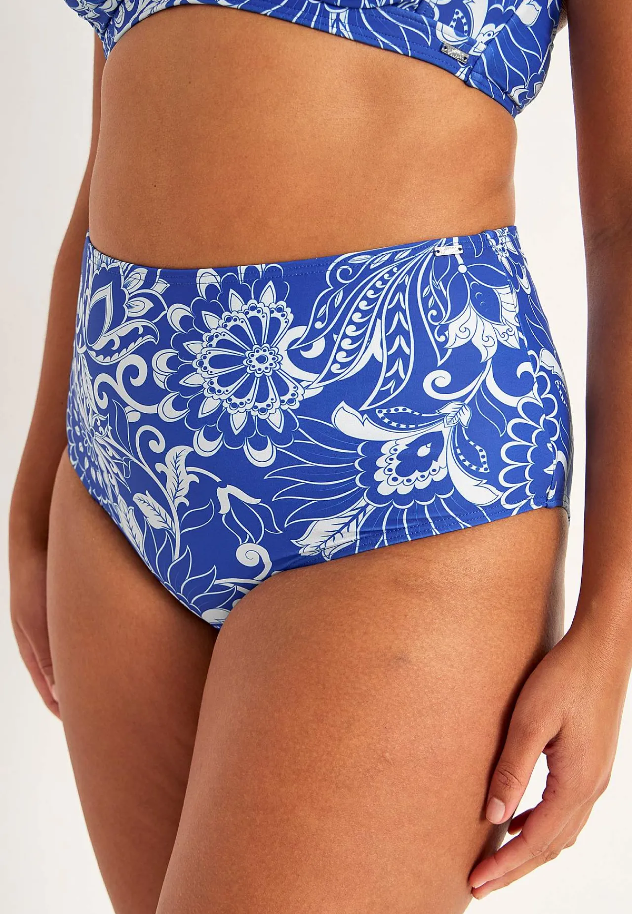 Bikinier-Cellbes of Sweden Bikiniunderdel med høj talje Blå / Mønstret