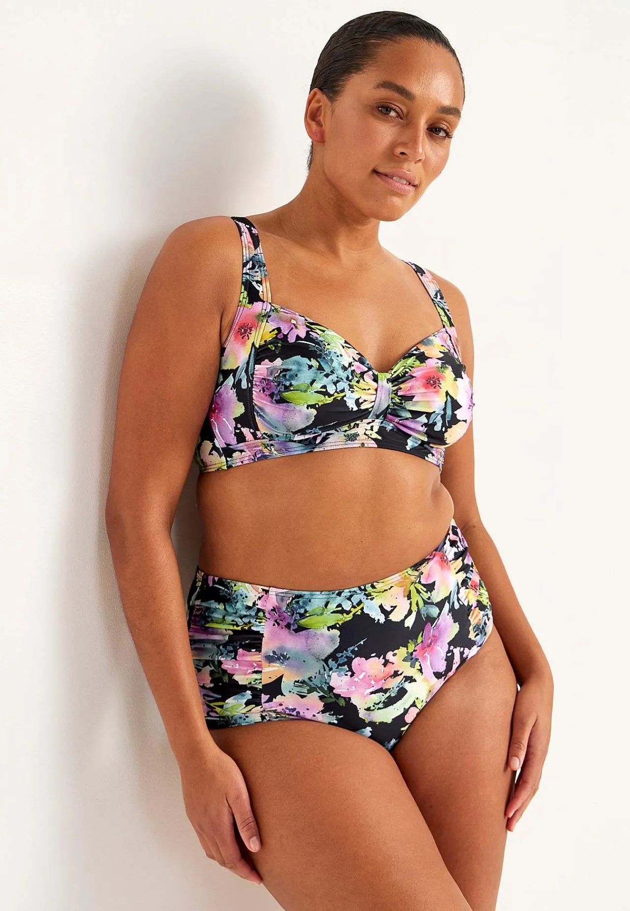 Bikinier- Bøjleløs bikini-bh Flerfarvet