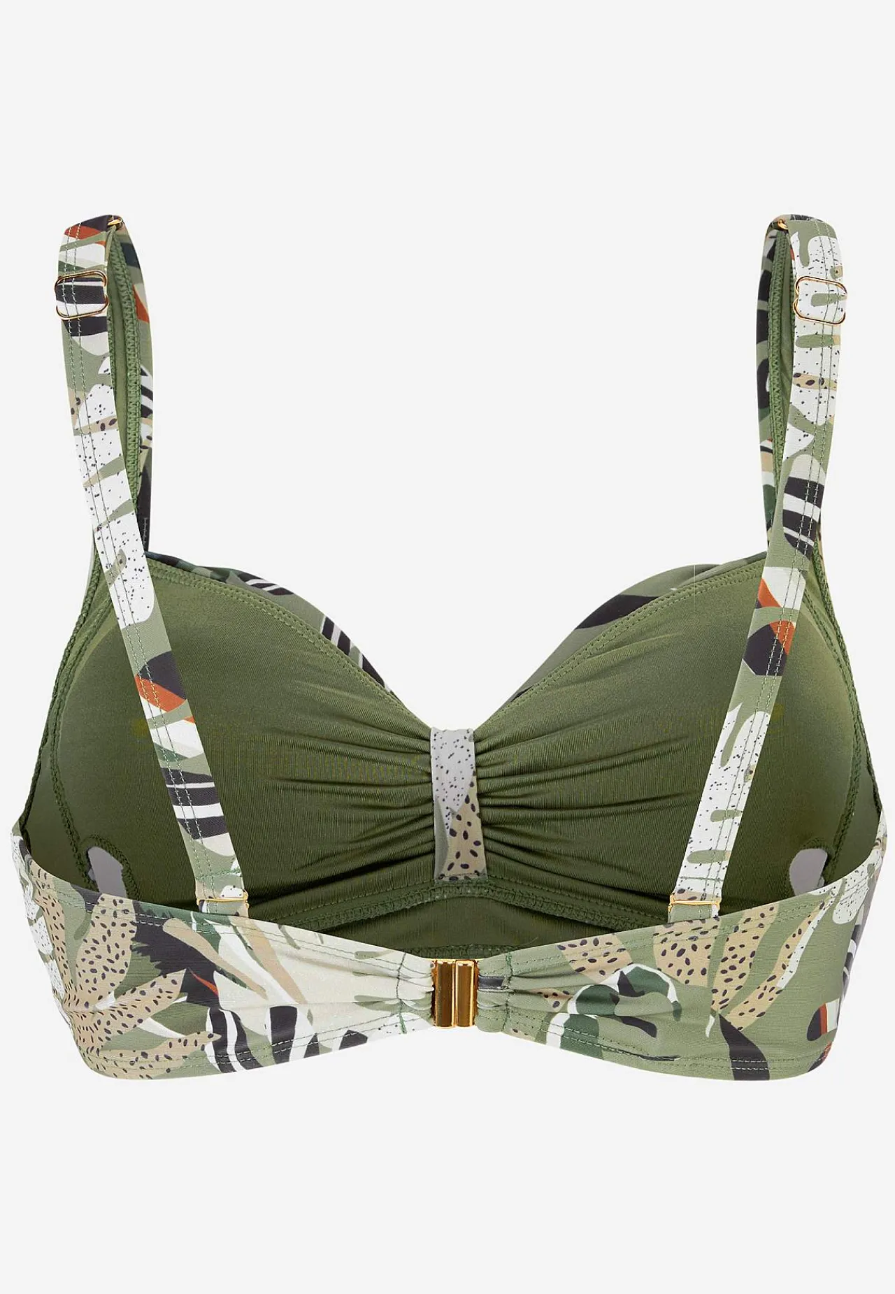Bikinier-Cellbes of Sweden Bøjleløs bikini-bh Brighton Kakigrøn / Mønstret