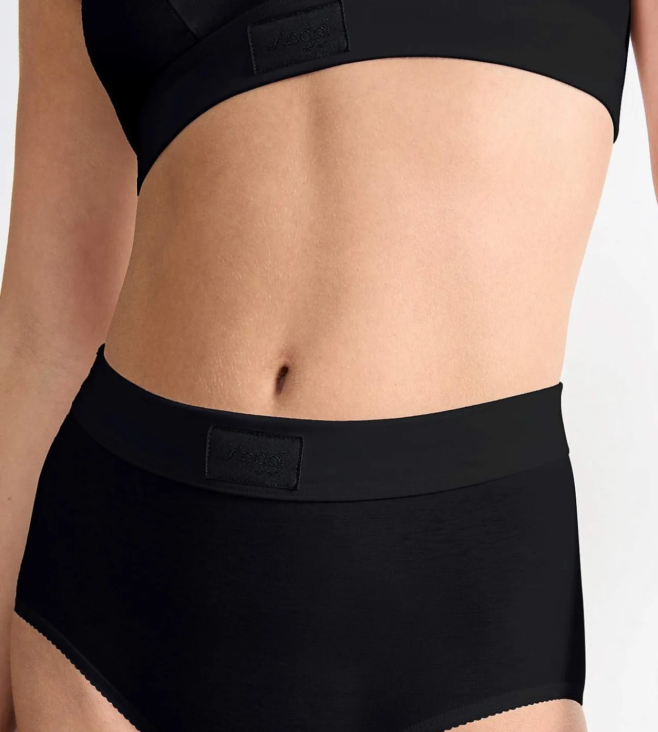 Undertøj|Flerpak Undertøj- Blød maxitrusse i bomuld Double comfort 2-pack Sort