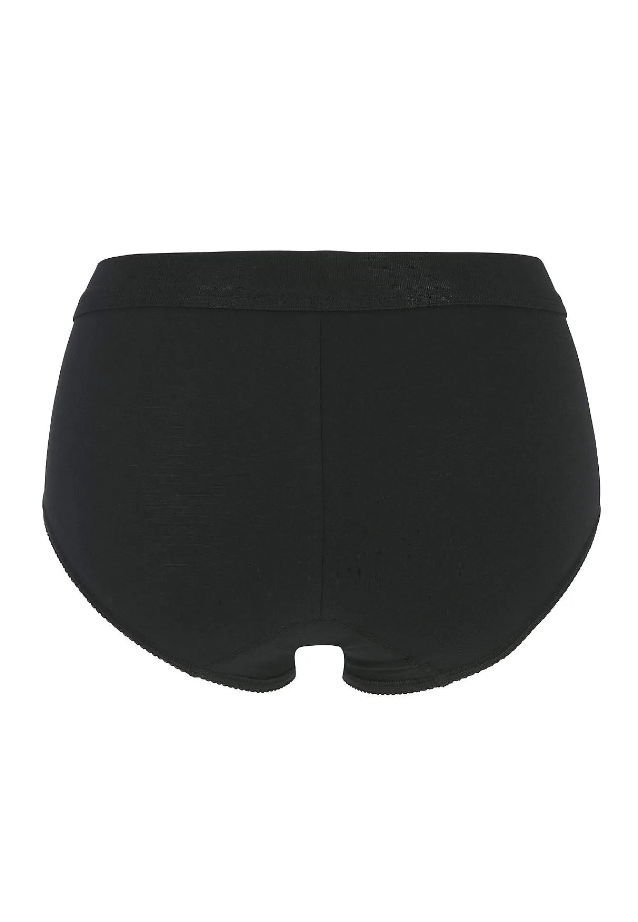 Undertøj|Flerpak Undertøj- Blød maxitrusse i bomuld Double comfort 2-pack Sort