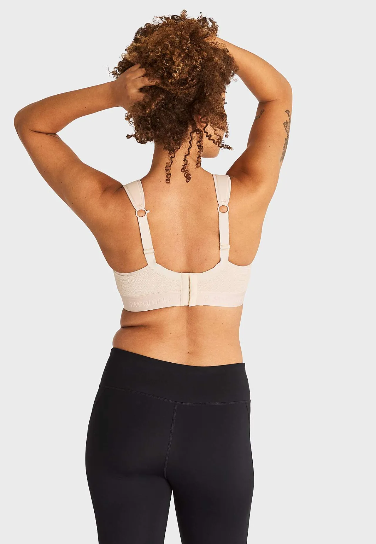 Undertøj|Bh-Swegmark Blød sports-bh med god støtte Kimberly Iconic Beige