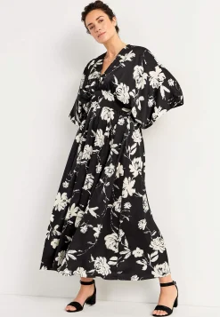 Festkjoler|Festkjoler- Blomstret maxi kjole | Cellbes