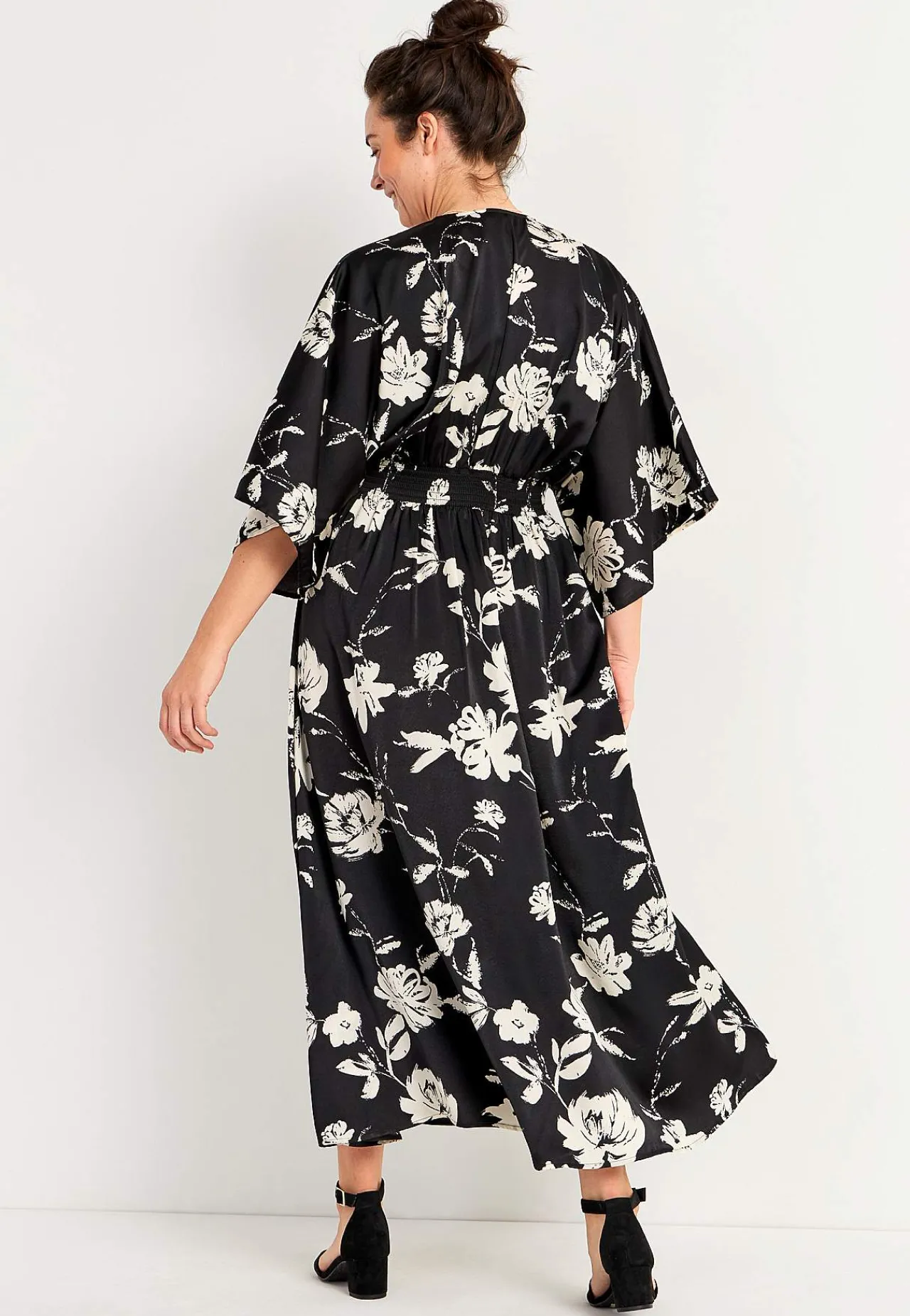 Festkjoler|Festkjoler- Blomstret maxi kjole | Cellbes