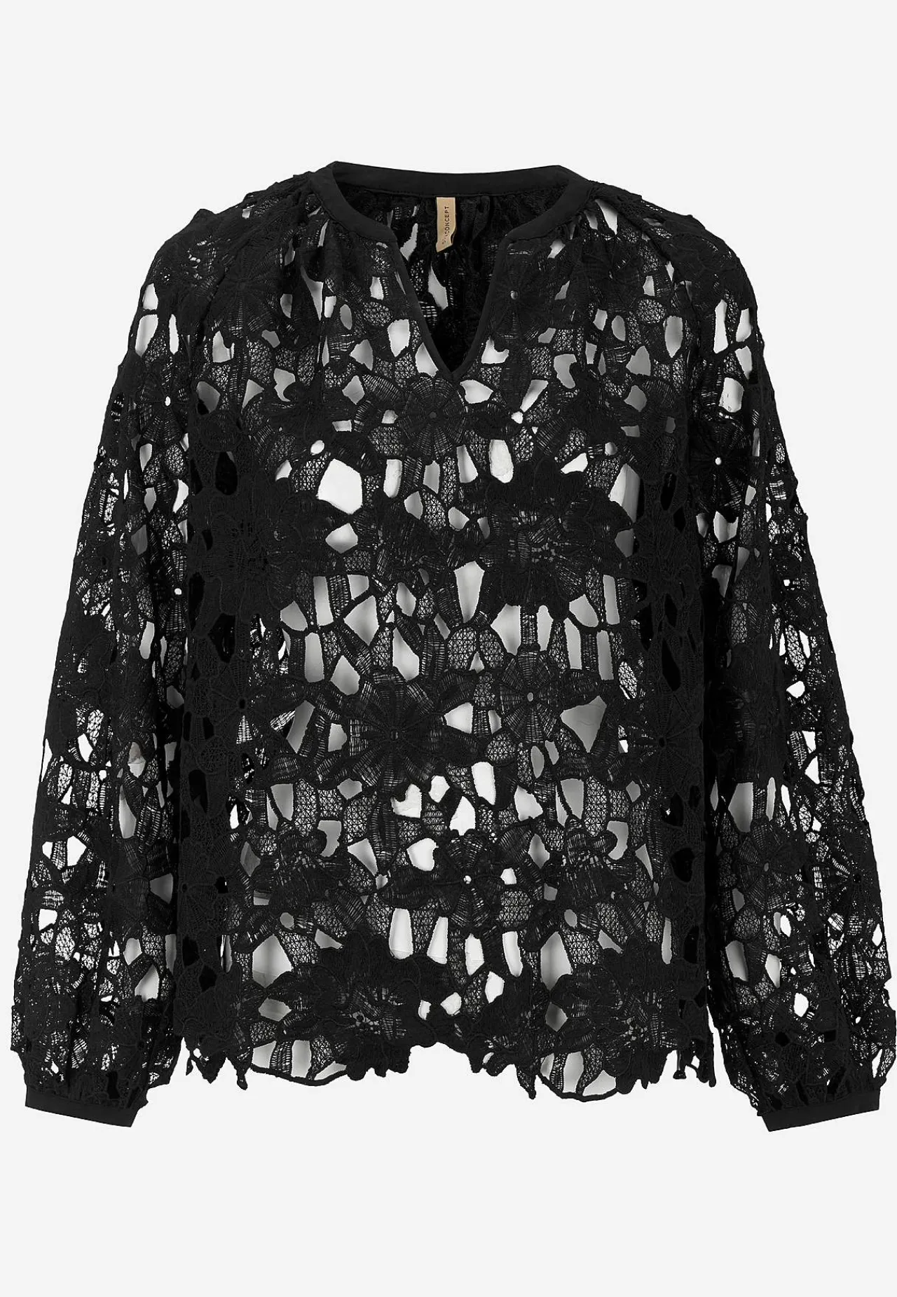 Bluser-Soyaconcept Blondebluse med et blomstermønster Sort