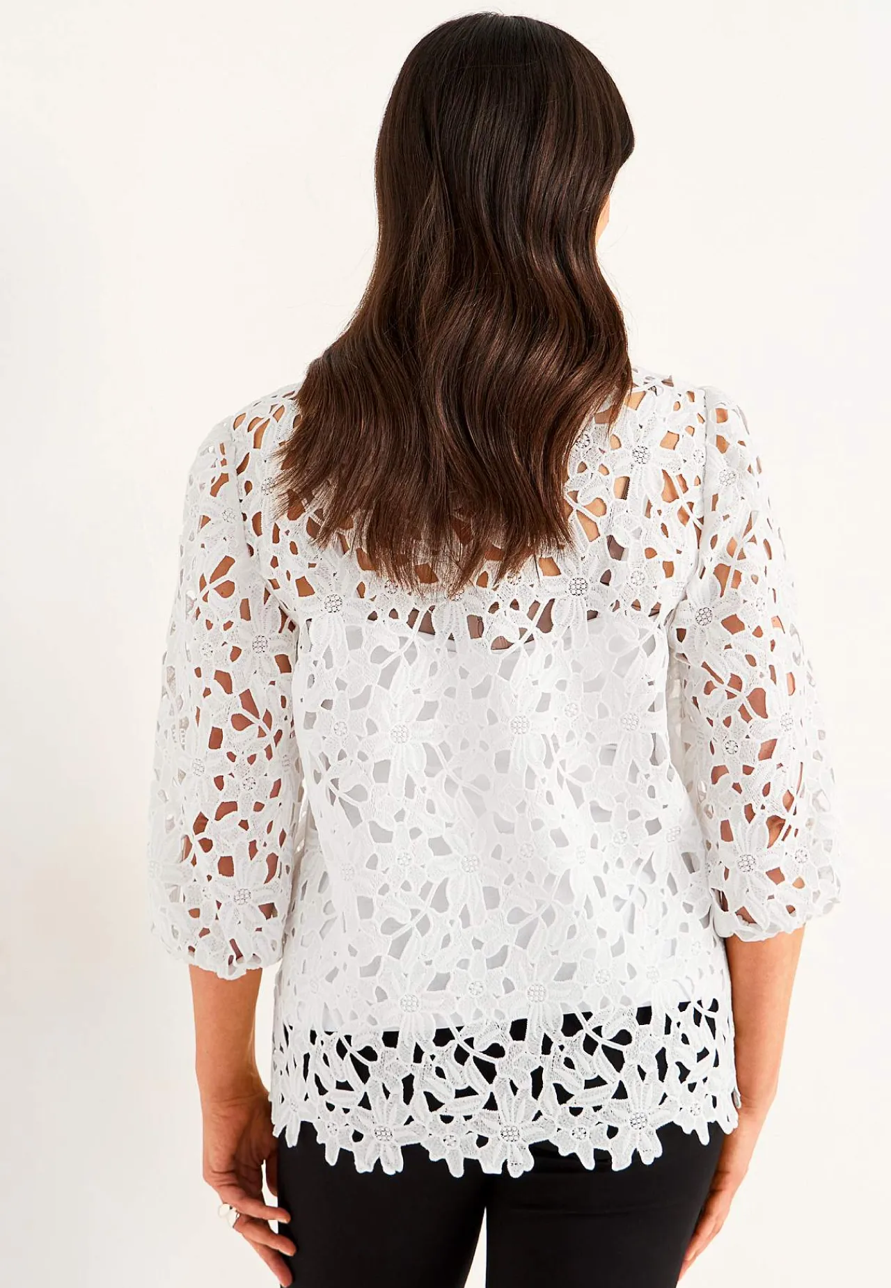Bluser|Bluser Med Pufærmer-Cellbes of Sweden Blondebluse med et blomstermønster | Cellbes