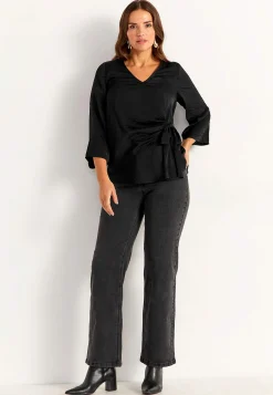 Bluser-Cellbes of Sweden Bluse med bindebånd Sort