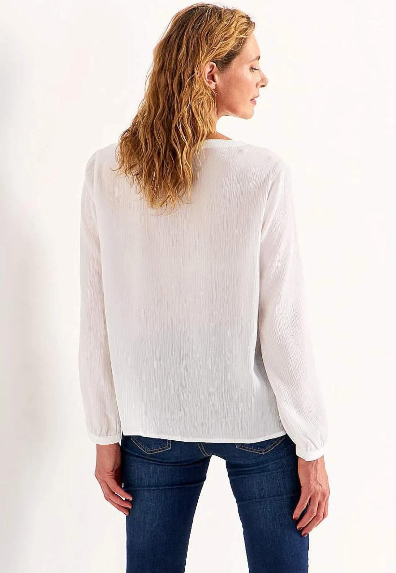 Bluser-Cellbes of Sweden Bluse med crepe kvalitet Offwhite