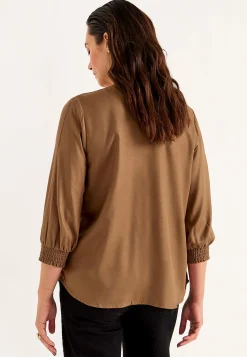 Toppe|Bluser-Cellbes of Sweden Bluse med syede lægge | Cellbes