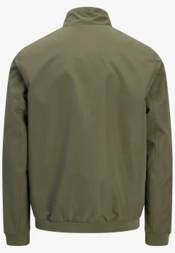 Jakker Og Veste-JACK & JONES Bomberjakke med mat overflade Olivengrøn