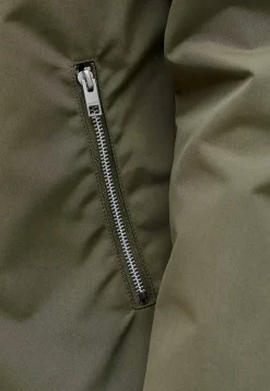Jakker Og Veste-JACK & JONES Bomberjakke med mat overflade Olivengrøn