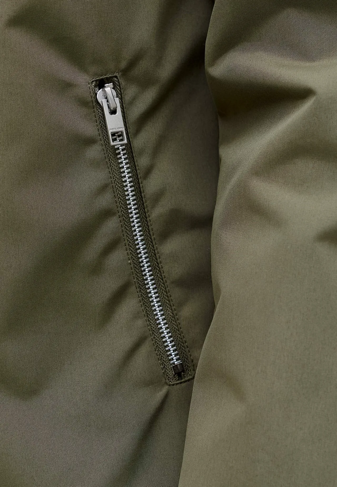 Jakker Og Veste-JACK & JONES Bomberjakke med mat overflade Olivengrøn