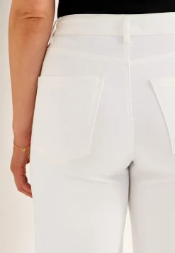 Høj Talje|Straight Fit-Cellbes of Sweden Brede jeans med høj talje Renata Hvid denim