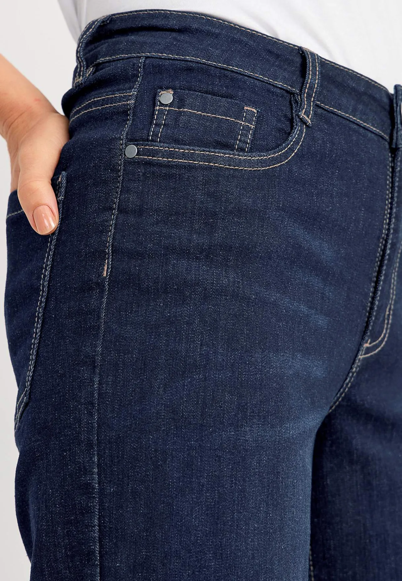 Høj Talje|Straight Fit-Cellbes of Sweden Brede jeans med høj talje Renata | Cellbes
