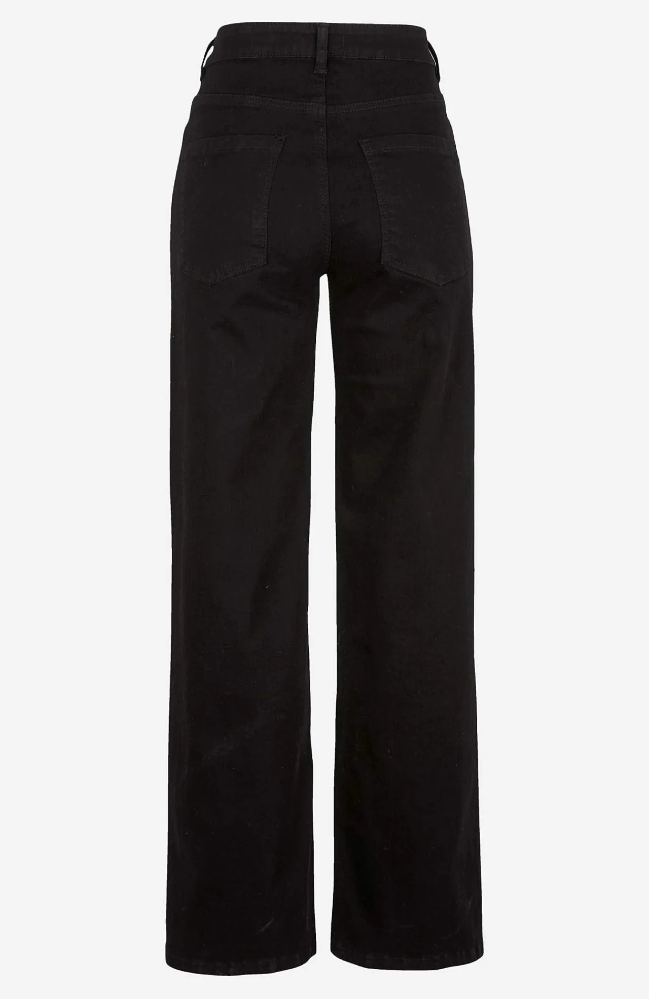 Høj Talje|Straight Fit-Cellbes of Sweden Brede jeans med høj talje Renata Sort / Denim