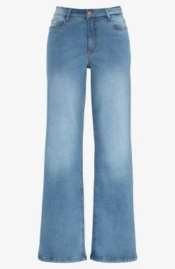 Høj Talje|Straight Fit- Brede jeans med høj talje Renata | Cellbes