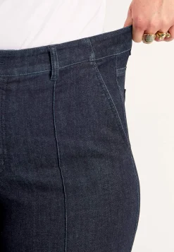 Straight Fit|Stretch Jeans-Cellbes of Sweden Brede jeans med syede pressefolder Mia | Cellbes