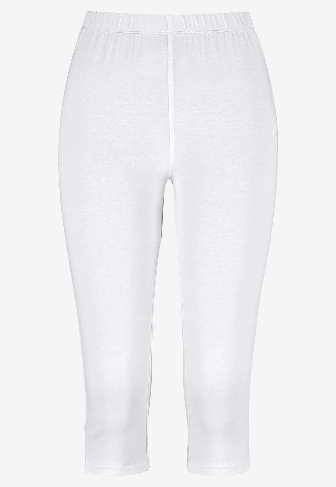 Caprileggings|Forårsbukser-Cellbes of Sweden Capri leggings med sideslidser Hvid