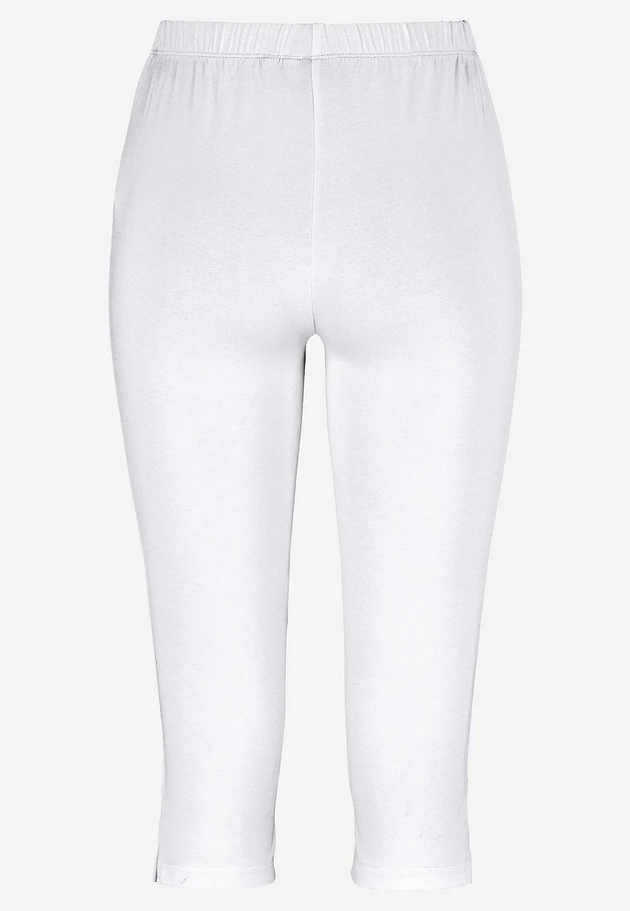 Caprileggings|Forårsbukser-Cellbes of Sweden Capri leggings med sideslidser Hvid