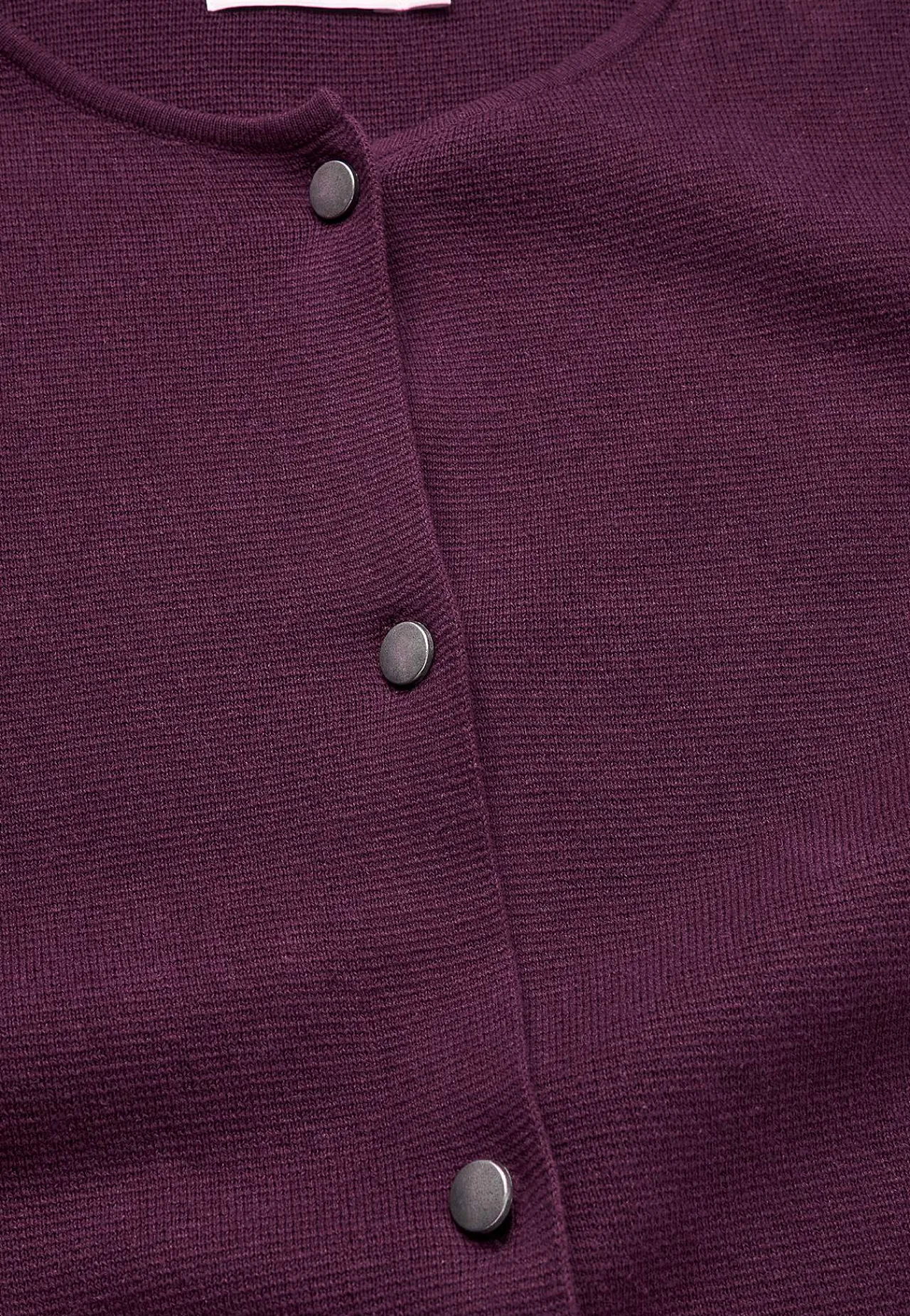 Cardiganer|Cardiganer-Cellbes of Sweden Cardigan i bomuld Mørklilla