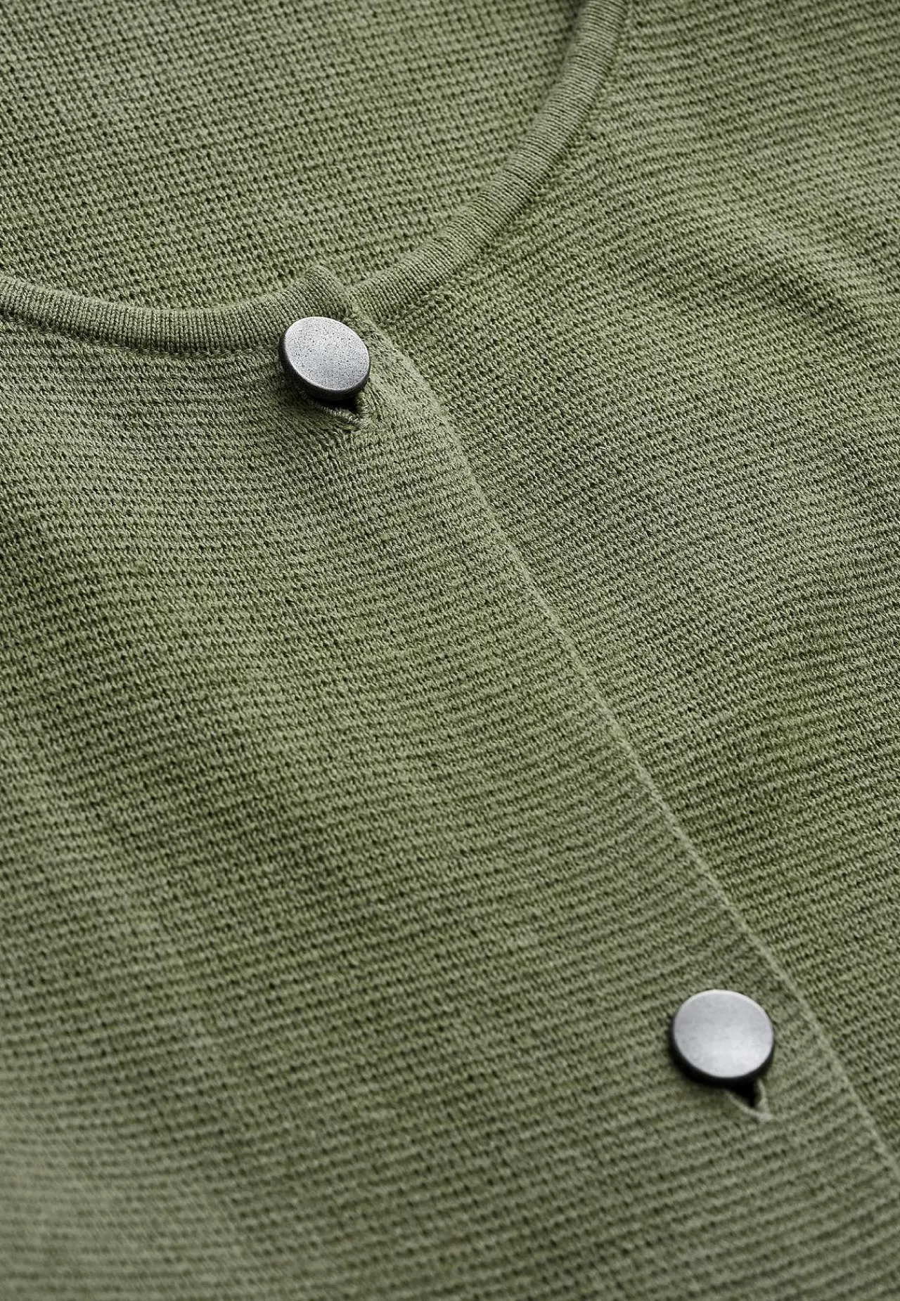 Cardiganer|Cardiganer-Cellbes of Sweden Cardigan i bomuld Kakigrøn
