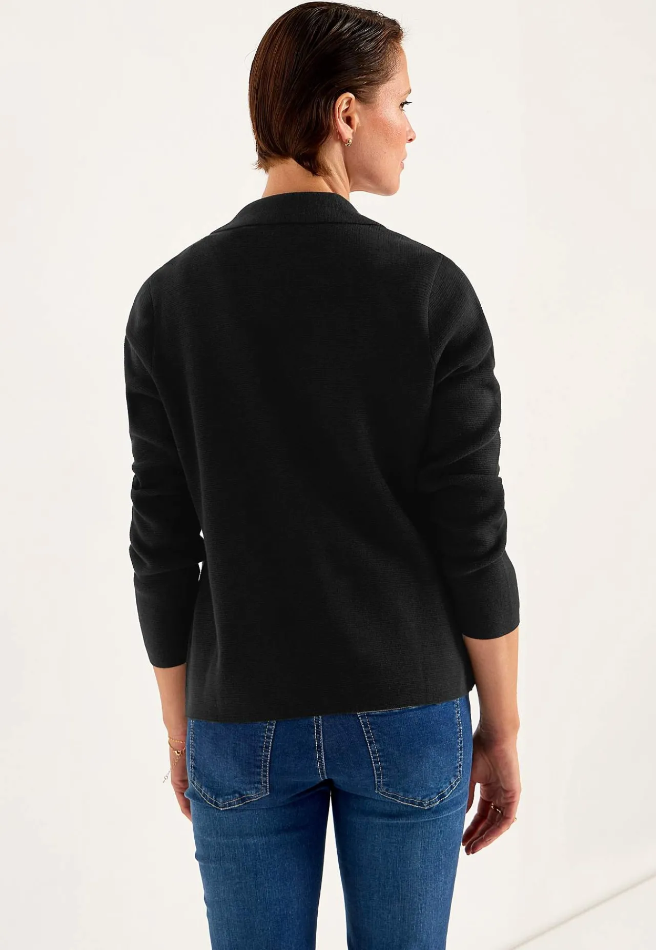 Cardiganer|Trøjer-Cellbes of Sweden Cardigan med knapper Sort