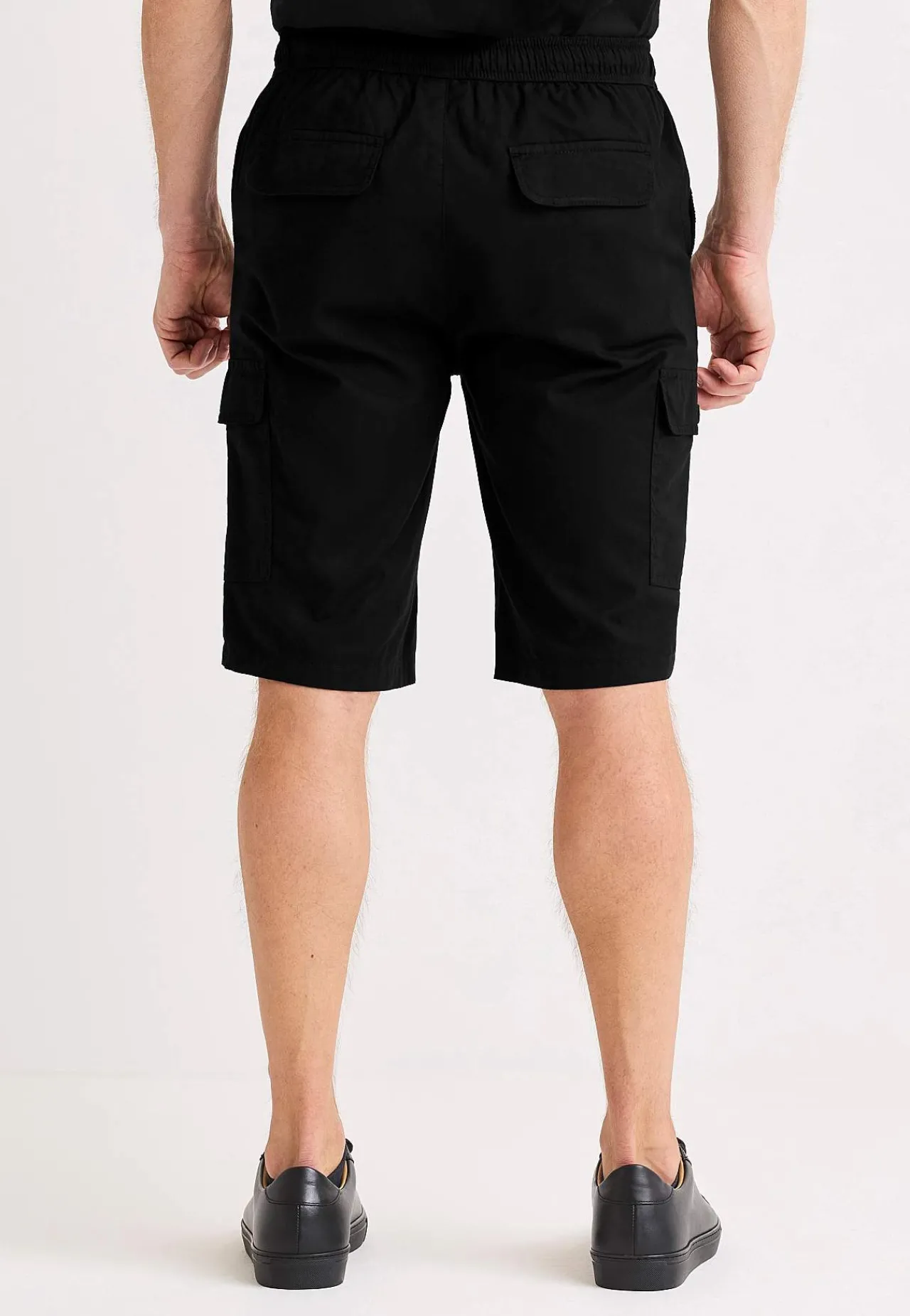 Bukser|Shorts-Cellbes of Sweden Cargo shorts med flere lommer Sort