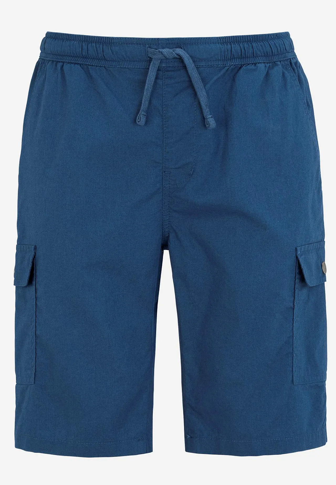 Bukser|Shorts- Cargo shorts med flere lommer Mørk denim