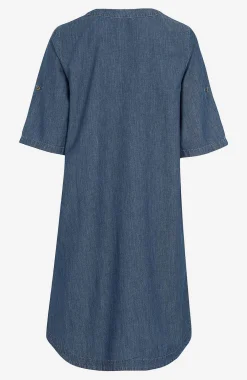 Denimkjoler|Denimkjoler-Cellbes of Sweden Cowboykjole i blødvasket denim Mørkeblå / Denim