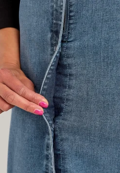 Nederdele|Denimnederdele- Cowboynederdel med superstræk Sara | Cellbes