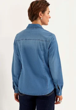 Skjorter-Cellbes of Sweden Cowboyskjorte i lidt lettere denim | Cellbes