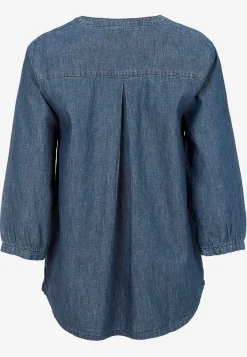 Denim|Denim-Toppe-Cellbes of Sweden Cowboyskjorte med brystlomme Mørkeblå / Denim