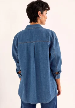 Denim|Denim-Toppe-Cellbes of Sweden Cowboyskjorte uden stræk | Cellbes