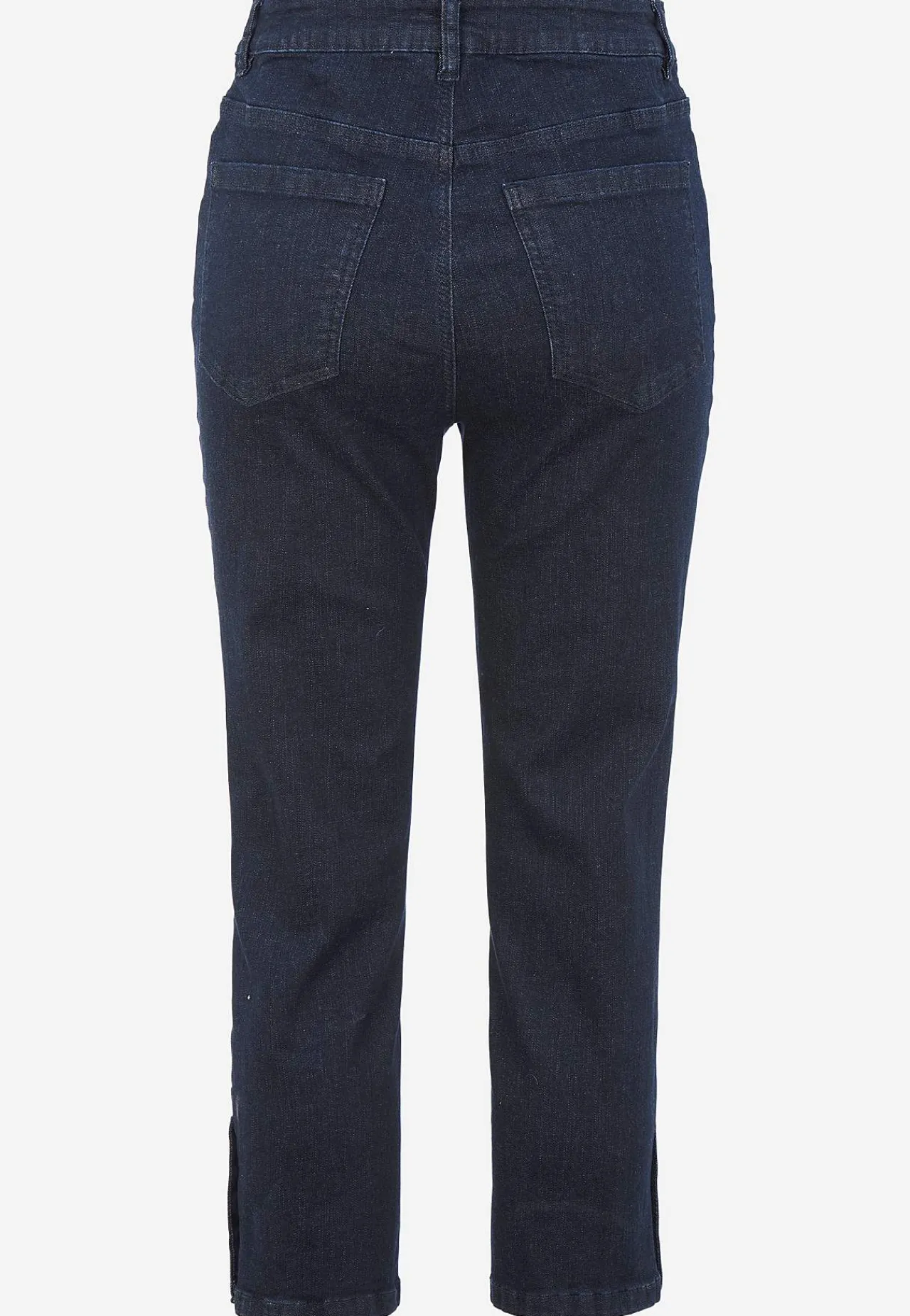 Forårsbukser|Capribukser-Cellbes of Sweden Crop jeans med design med fem lommer Mellemblå / Denim