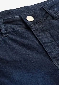 Forårsbukser|Capribukser-Cellbes of Sweden Crop jeans med design med fem lommer Mellemblå / Denim