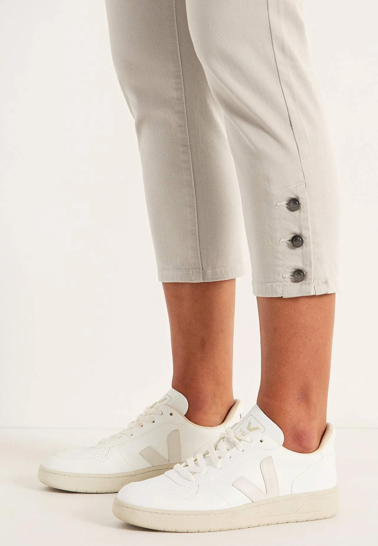 Forårsbukser|Capribukser-Cellbes of Sweden Crop jeans med design med fem lommer | Cellbes