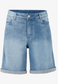 Forårsbukser|Jeansshorts-Cellbes of Sweden Denimshorts med komfortabelt stræk Lyseblå / Denim