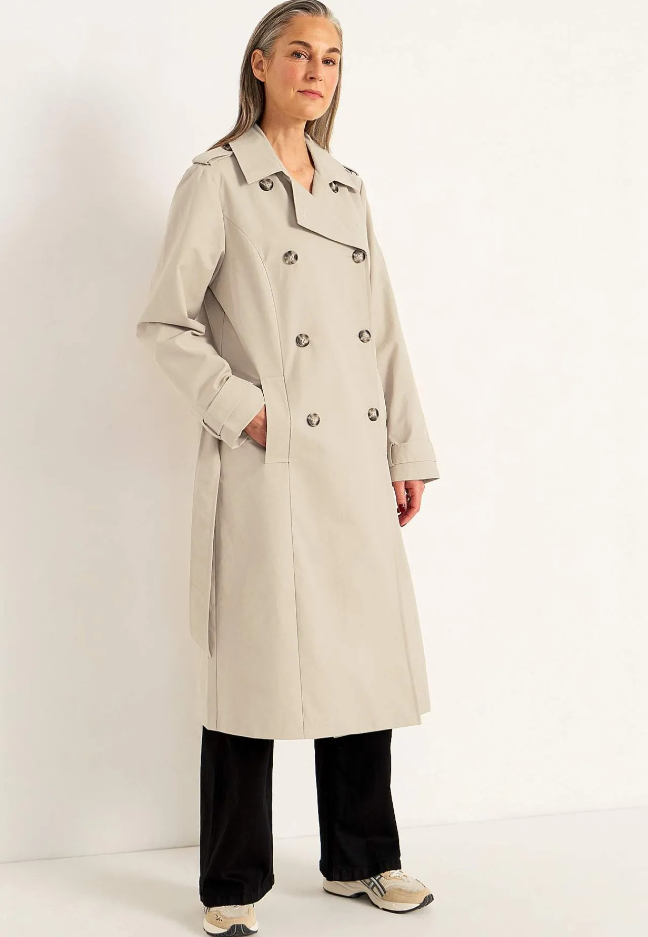 Forårsjakker|Trenchcoats-Cellbes of Sweden Dobbeltbrystet trenchcoat | Cellbes
