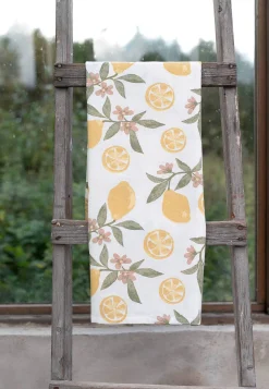 Duge-Fondaco Dug med citronmønster 90x90 cm | Cellbes