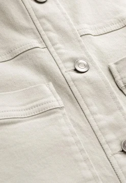 Forårsjakker|Denimjakker-Cellbes of Sweden Elastisk jeansjakke Lys beige