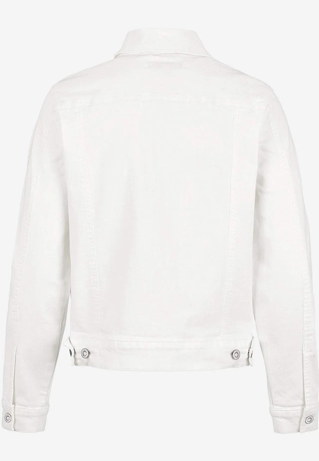 Forårsjakker|Denimjakker-Cellbes of Sweden Elastisk jeansjakke Hvid denim