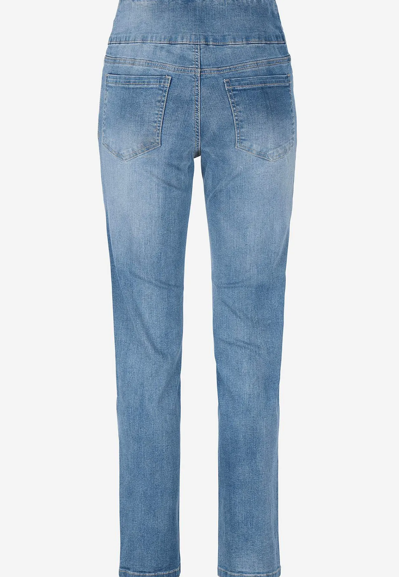 Høj Talje|Flere Længder-Cellbes of Sweden Elastisk jegging med høj elastisk talje Elin Lyseblå denim