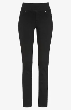 Høj Talje|Flere Længder-Cellbes of Sweden Elastisk jegging med høj elastisk talje Elin Sort / Denim