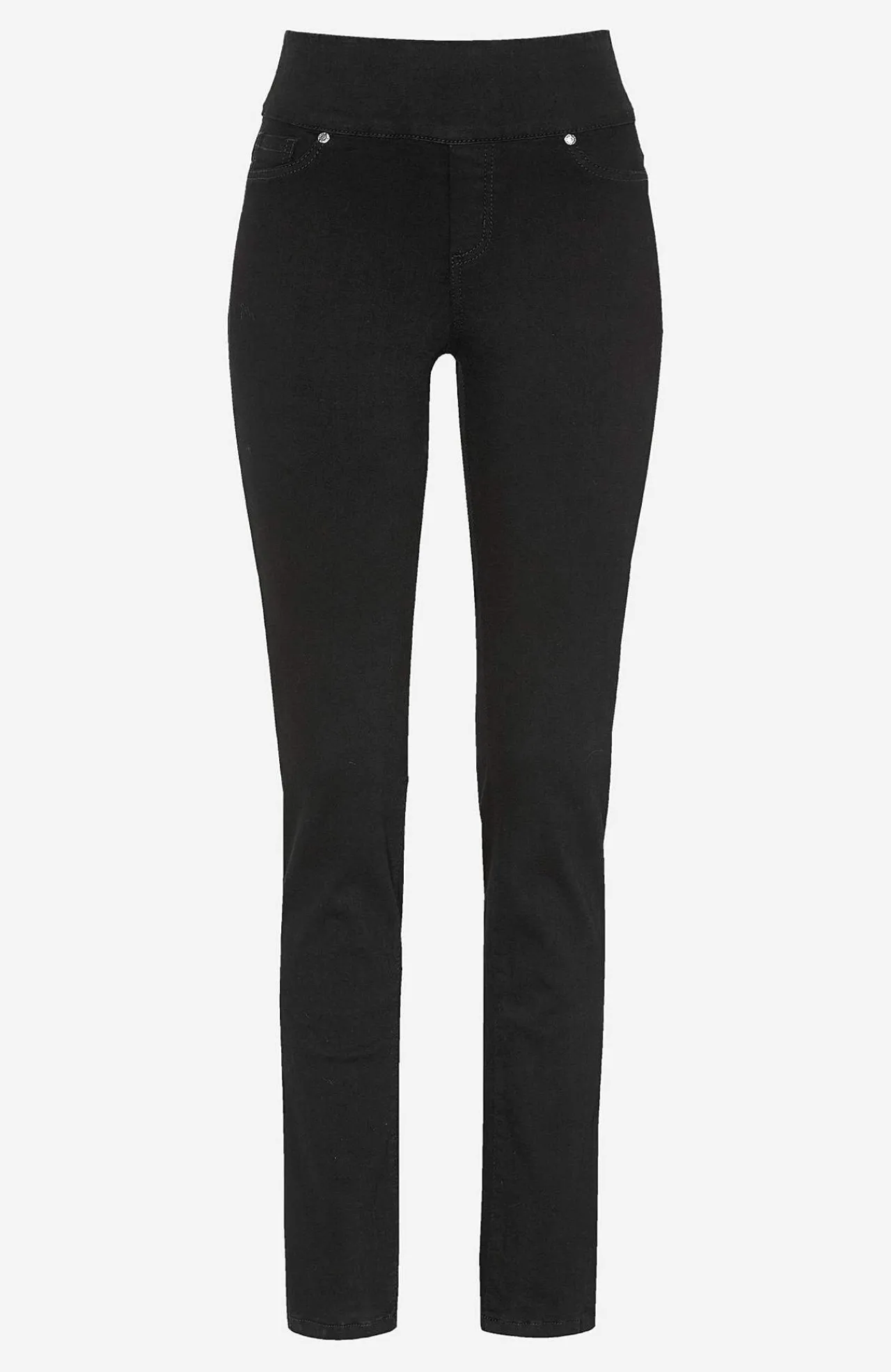 Høj Talje|Flere Længder-Cellbes of Sweden Elastisk jegging med høj elastisk talje Elin Sort / Denim